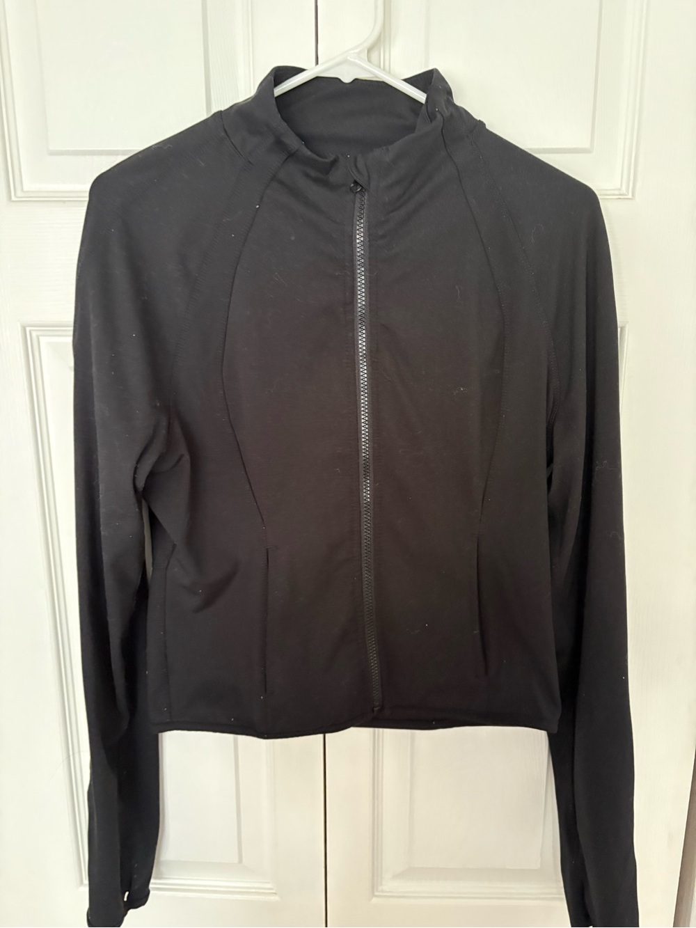 Yogalucious Black Women’s Zip-Front Lightweight Jacket